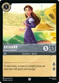 Arianna - Queen of Corona - Reign of Jafar - Disney Lorcana card