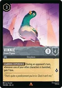 Vinnie - Green Pigeon - Reign of Jafar - Disney Lorcana card