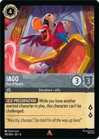 Iago - Out of Reach - Reign of Jafar - Disney Lorcana card