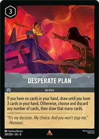 Desperate Plan - Reign of Jafar - Disney Lorcana card
