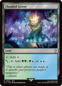 Flooded Grove - Commander: FINAL FANTASY - Magic: The Gathering card