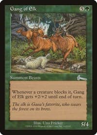 Gang of Elk - Urza's Legacy - Magic: The Gathering card