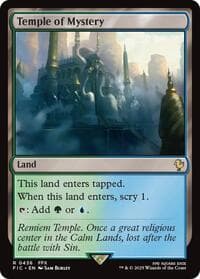 Temple of Mystery - Commander: FINAL FANTASY - Magic: The Gathering card