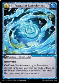Fractal of Refreshment - Promotional Cards - Grand Archive TCG card
