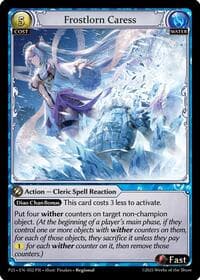 Frostlorn Caress - Promotional Cards - Grand Archive TCG card