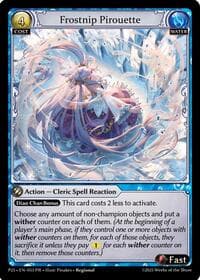 Frostnip Pirouette - Promotional Cards - Grand Archive TCG card