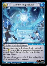 Glimmering Refusal - Promotional Cards - Grand Archive TCG card