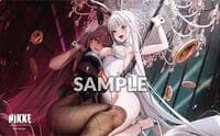 Bushiroad Supplies Rubber Playmat Vol. 10: GODDESS OF VICTORY: NIKKE Design A: Bunny X 777 - Noir & Blanc - Bushiroad Playmats - Playmats card
