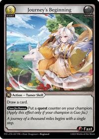 Journey's Beginning - Promotional Cards - Grand Archive TCG card