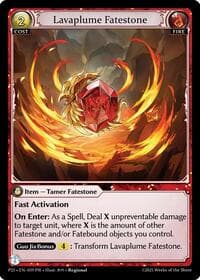 Lavaplume Fatestone // Firebird Trailblazer - Promotional Cards - Grand Archive TCG card