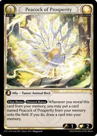 Peacock of Prosperity - Promotional Cards - Grand Archive TCG card