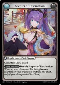 Scepter of Fascination - Promotional Cards - Grand Archive TCG card