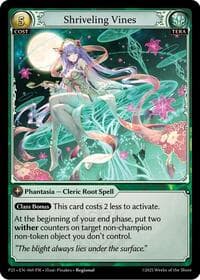 Shriveling Vines - Promotional Cards - Grand Archive TCG card