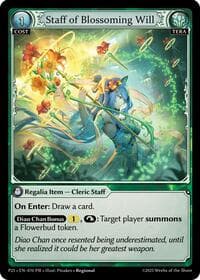 Staff of Blossoming Will - Promotional Cards - Grand Archive TCG card