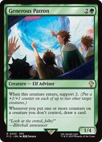 Generous Patron - Commander: FINAL FANTASY - Magic: The Gathering card