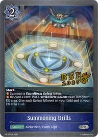 Summoning Drills - Shadowverse: Evolve Promo Cards - Shadowverse: Evolve card