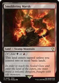 Smoldering Marsh - Commander: FINAL FANTASY - Magic: The Gathering card