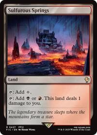 Sulfurous Springs - Commander: FINAL FANTASY - Magic: The Gathering card