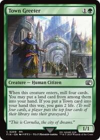 Town Greeter - FINAL FANTASY - Magic: The Gathering card