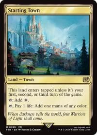 Starting Town - FINAL FANTASY - Magic: The Gathering card