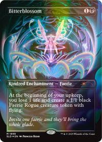 Bitterblossom (Double Rainbow Foil) - Secret Lair Drop Series - Magic: The Gathering card