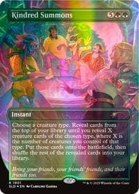 Kindred Summons (Double Rainbow Foil) - Secret Lair Drop Series - Magic: The Gathering card