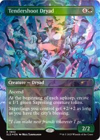 Tendershoot Dryad (Double Rainbow Foil) - Secret Lair Drop Series - Magic: The Gathering card