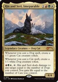 Rin and Seri, Inseparable (1910) - Secret Lair Drop Series - Magic: The Gathering card