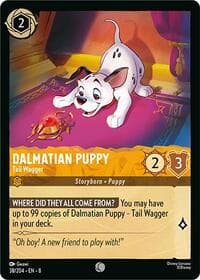 Dalmatian Puppy - Tail Wagger - Reign of Jafar - Disney Lorcana card