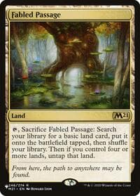 Fabled Passage (M21) - The List Reprints - Magic: The Gathering card