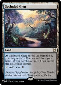 Secluded Glen - The List Reprints - Magic: The Gathering card