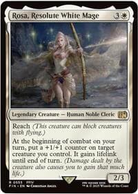 Rosa, Resolute White Mage - FINAL FANTASY - Magic: The Gathering card