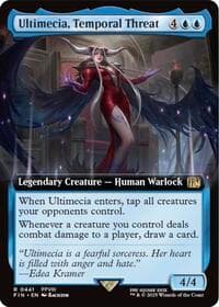Ultimecia, Temporal Threat (Extended Art) - FINAL FANTASY - Magic: The Gathering card