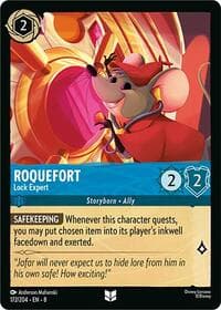 Roquefort - Lock Expert - Reign of Jafar - Disney Lorcana card