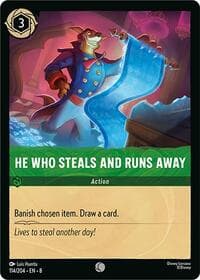 He Who Steals And Runs Away - Reign of Jafar - Disney Lorcana card