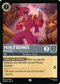 Prince Achmed - Rival Suitor - Reign of Jafar - Disney Lorcana card