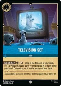 Television Set - Reign of Jafar - Disney Lorcana card