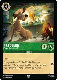Napoleon - Clever Bloodhound - Reign of Jafar - Disney Lorcana card