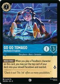 Go Go Tomago - Mechanical Engineer - Reign of Jafar - Disney Lorcana card