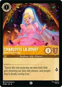 Charlotte La Bouff - Mardi Gras Princess - Reign of Jafar - Disney Lorcana card