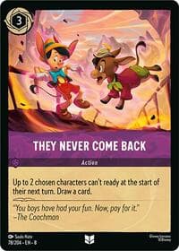 They Never Come Back - Reign of Jafar - Disney Lorcana card