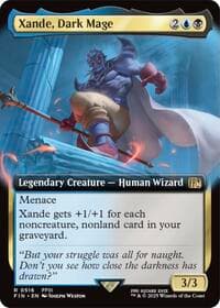 Xande, Dark Mage (Extended Art) - FINAL FANTASY - Magic: The Gathering card