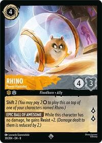 Rhino - Power Hamster - Reign of Jafar - Disney Lorcana card