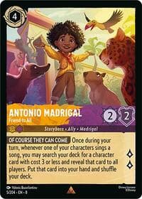 Antonio Madrigal - Friend to All - Reign of Jafar - Disney Lorcana card