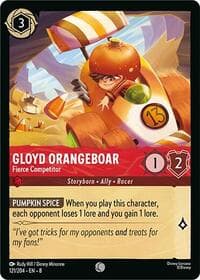 Gloyd Orangeboar - Fierce Competitor - Reign of Jafar - Disney Lorcana card