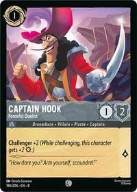 Captain Hook - Forceful Duelist - Reign of Jafar - Disney Lorcana card