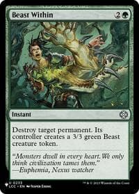 Beast Within (LCC) - The List Reprints - Magic: The Gathering card