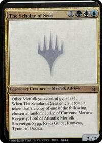 The Scholar of Seas - Un-Known Event Playtest Cards - Magic: The Gathering card