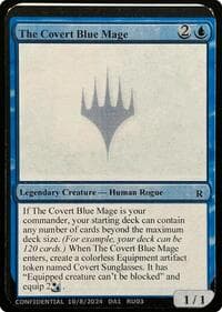 The Covert Blue Mage - Un-Known Event Playtest Cards - Magic: The Gathering card