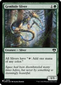 Gemhide Sliver (CMM) - The List Reprints - Magic: The Gathering card